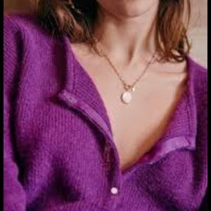 Sezane Purple Gaspard Jumper